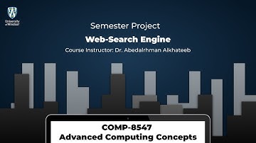 Web Search Engine- Project - Advanced Computing Concept - University of Windsor - May2021 | Anveshan