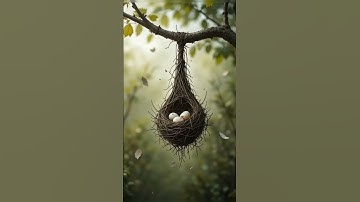 The pigeon makes a nest on the grape tree and the parrot also makes a nest 😭#ai #pigeon #parrot