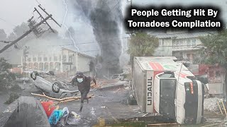 People Getting Hit By Tornadoes Compilation