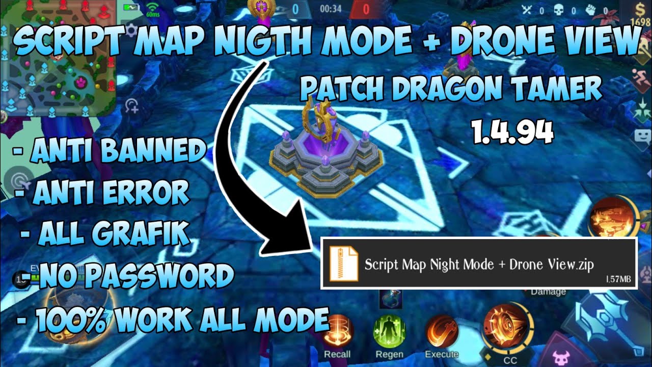 16 Tablet View Mobile Legend Patch Dragon Tamer - MLBB Top Game