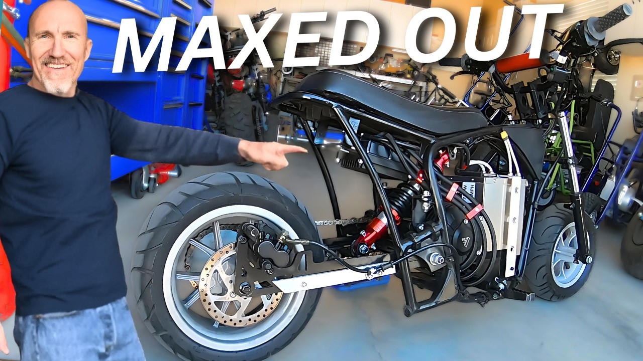 Full send QS138 mini bike Speed Run Ends in Disaster… or Victory?