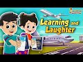 Learning and laughter  animated stories  english cartoon  english stories