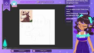 [ 18] ✦ OBS is still scuffed ಠ╭╮ಠ Drawing stamp request! ✦ Co-working stream ✦