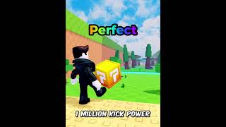 1 vs. 10 Billion Kick Power in Kick a Lucky Block!