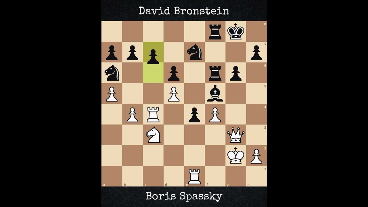 Boris Spassky vs David Bronstein | Candidates Tournament (1956)
