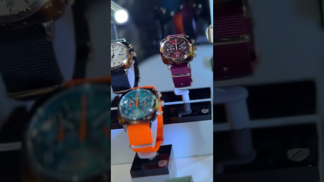 ✨ A masterclass in French sport-chic elegance, here at the Hong Kong Watch & Clock Fair