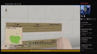 [Live] minecraft construction de map cache cache