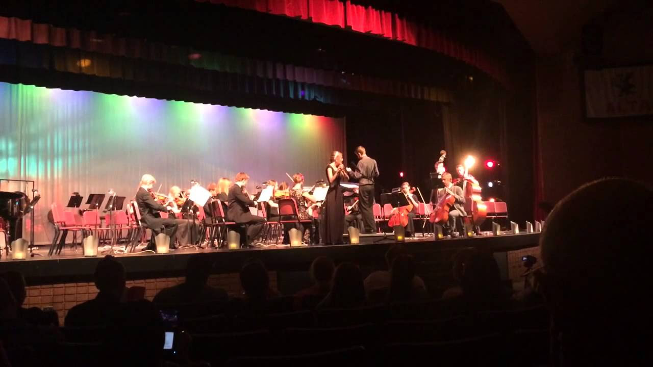 Lauren Erickson flute concerto Alta High School 2014