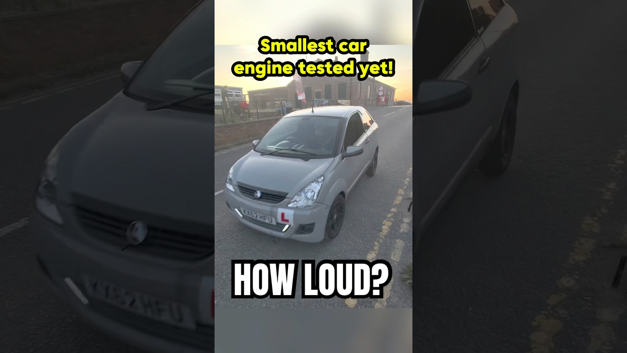 The SMALLEST Car Engine I HAVE EVER TESTED! 😱 #shorts #autos