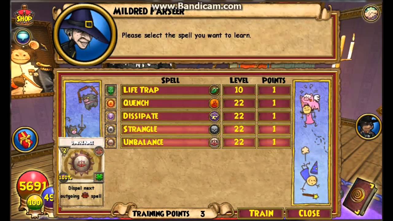Wizard101 How I Spent My Training Points (Ice) Episode 1