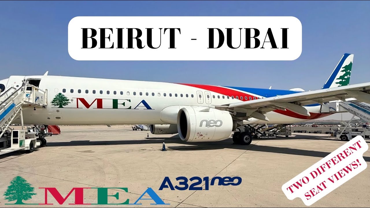 MOST UNDERRATED AIRLINE IN THE MIDDLE EAST!? | MEA (Middle East Airlines) | A321neo | Beirut - Dubai