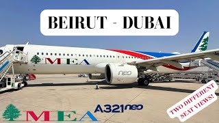 MOST UNDERRATED AIRLINE IN THE MIDDLE EAST!? | MEA (Middle East Airlines) | A321neo | Beirut - Dubai