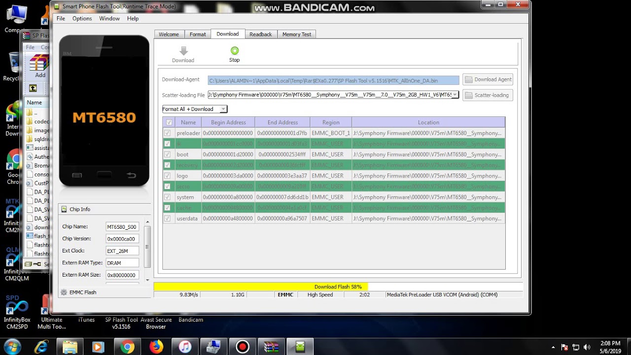 Symphony V75m 7.0 2GB HW1 V6 Dead Recovery Flash File 100% Tested