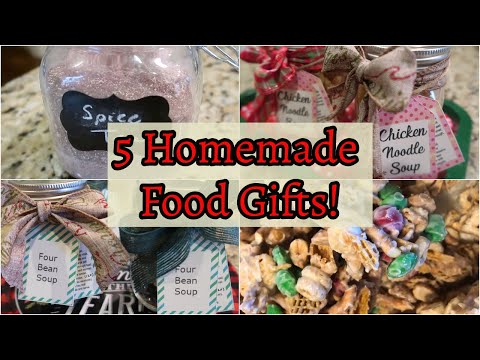 5 Homemade Food Gifts Easy DIY Gift Ideas Budget Friendly Easy