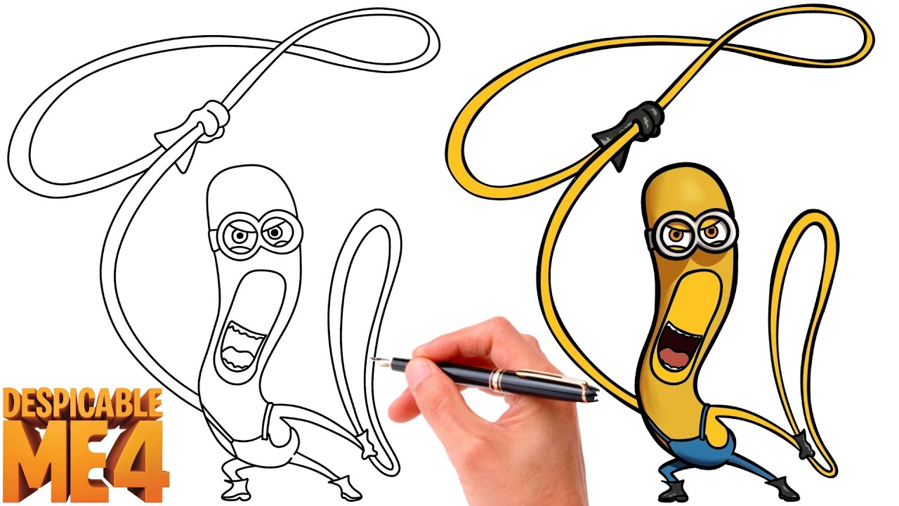 How To Draw MEGA MINION TIM From Despicable Me 4 | Despicable Me 4 ...