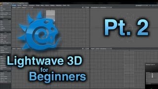 Lightwave 3D for Beginners / Pt. 2 / Modeling Fundamentals, Primitives, Numeric and Sub-Ds