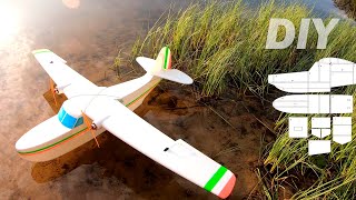 : How to make Grumman Flying Boat RC water plane DIY