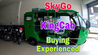 KINGCAB SKYGO COMMUTER TRI WHEELER   |   BUYING EXPERIENCED  |  TUKTUK  |  RICKSHAW