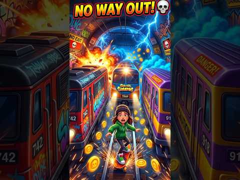3 Trains... One Escape! 🚆💀 #shorts
