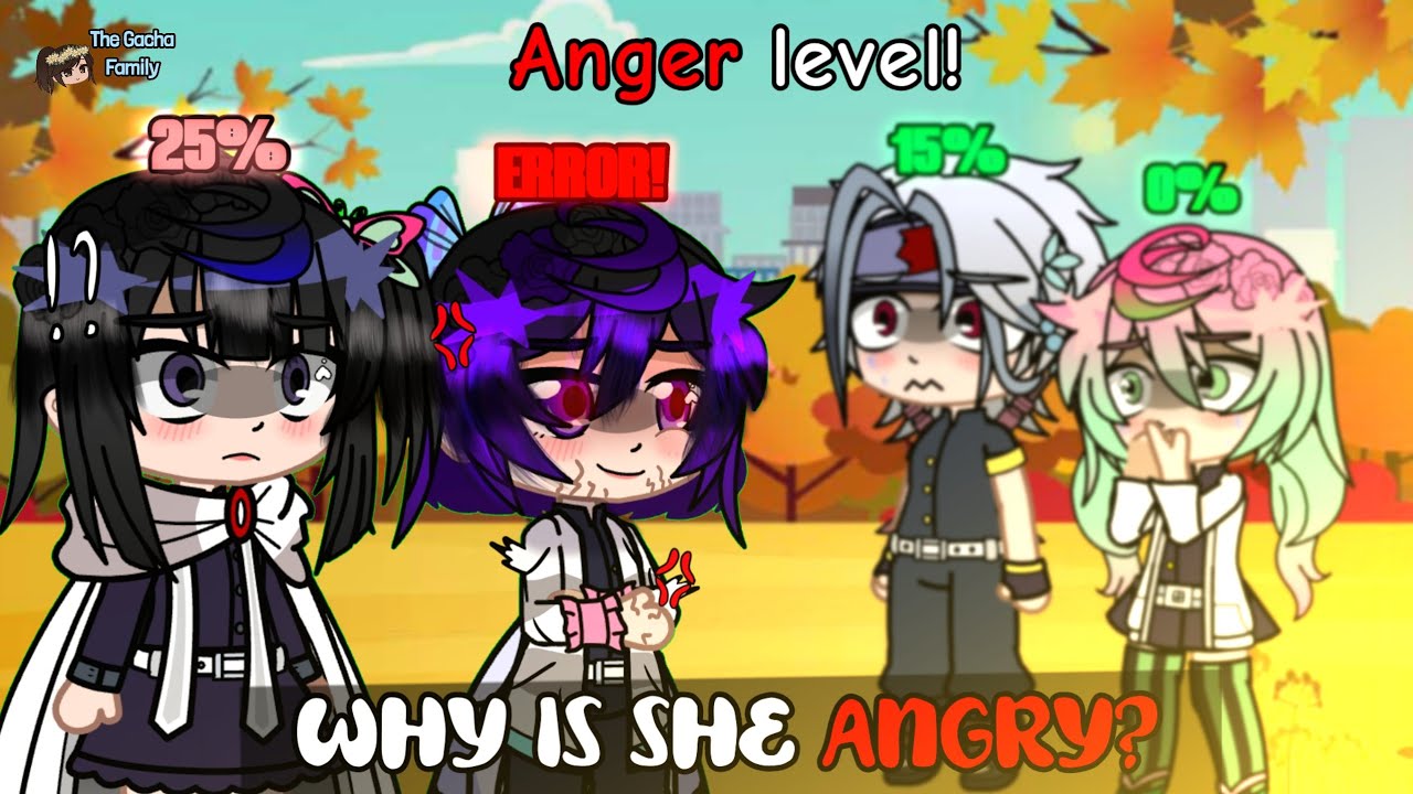 𝙆𝙉𝙔 // 😠Anger Level!😠 // Gacha Club x Demon Slayer
