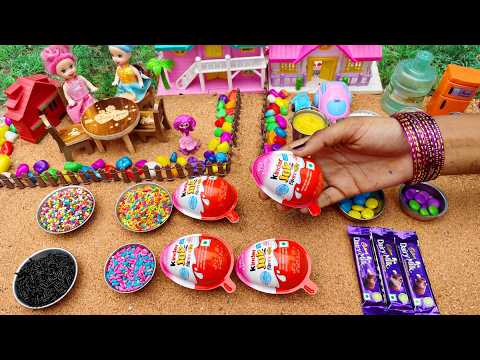 Miniature Kinder Joy Chocolate Recipe | All Kinder Joy Chocolate Recipe | Gems | Oreo Biscuits Cake