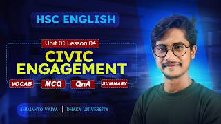Civic Engagement (U1,L4) || HSC 2026 English 1st paper || unit 1, lesson 4 || Mission DU