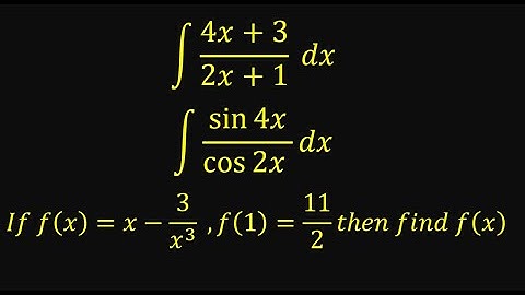 Indefinite integration | integration class 12 | integration basics in Hindi