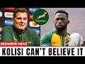 RASSIE ERASMUS STUNS EVERYONE WITH KOLISI VERDICT! NO ONE EXPECTED IT! | SPRINGBOKS NEWS