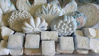 "Plain" Gym Chalk Reform Crush with Some Fresh Chunks | ASMR | Sizzly Texture | Soft | Satisfying screenshot 3