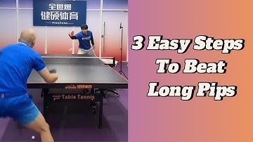 BEAT Long Pips Scrape! 🏓 3 EASY Secrets to Neutralize Long Pimple Spin in Table Tennis! (Part 1)