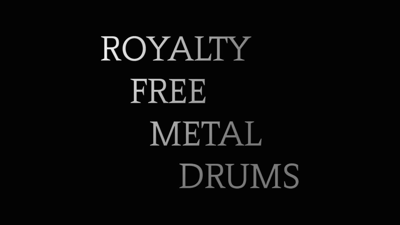 Metal Drums Track 190 BPM My Funeral free track 