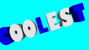 Test, 3D text in Mine-Imator