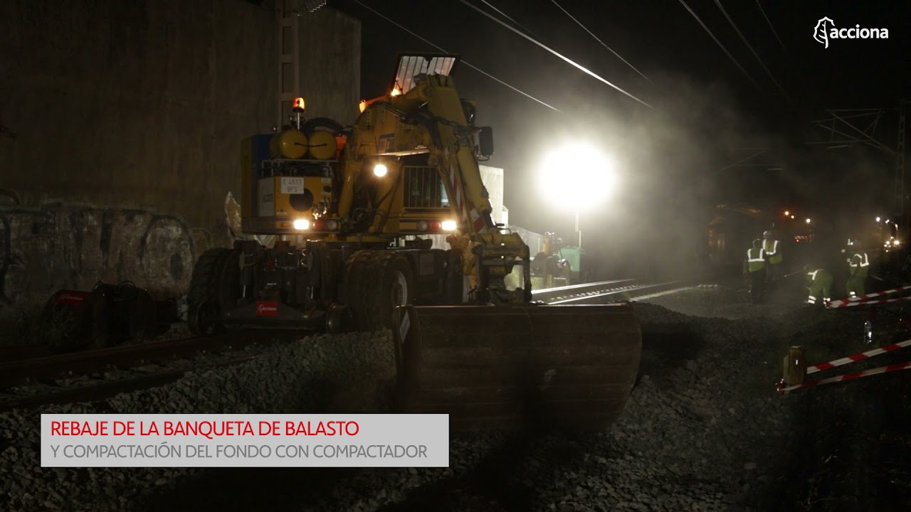 Así implantamos un tercer carril en una línea ferroviaria en Valencia, España | ACCIONA
