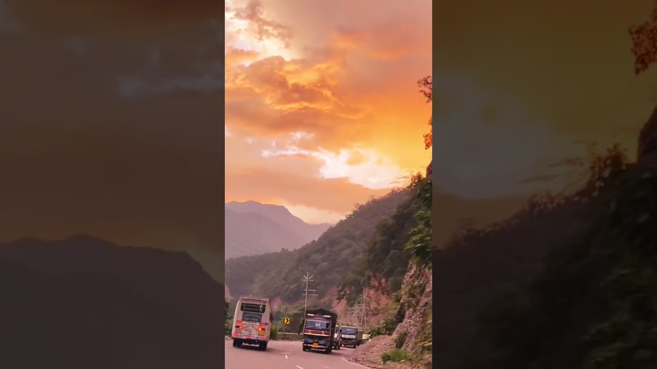 Video thumbnail: Chasing Sunset in himalayas #shorts #shortsvideo #shortvideos #shortsyoutube