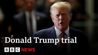Donald Trump: What we know about former US president’s New York criminal trial | BBC News