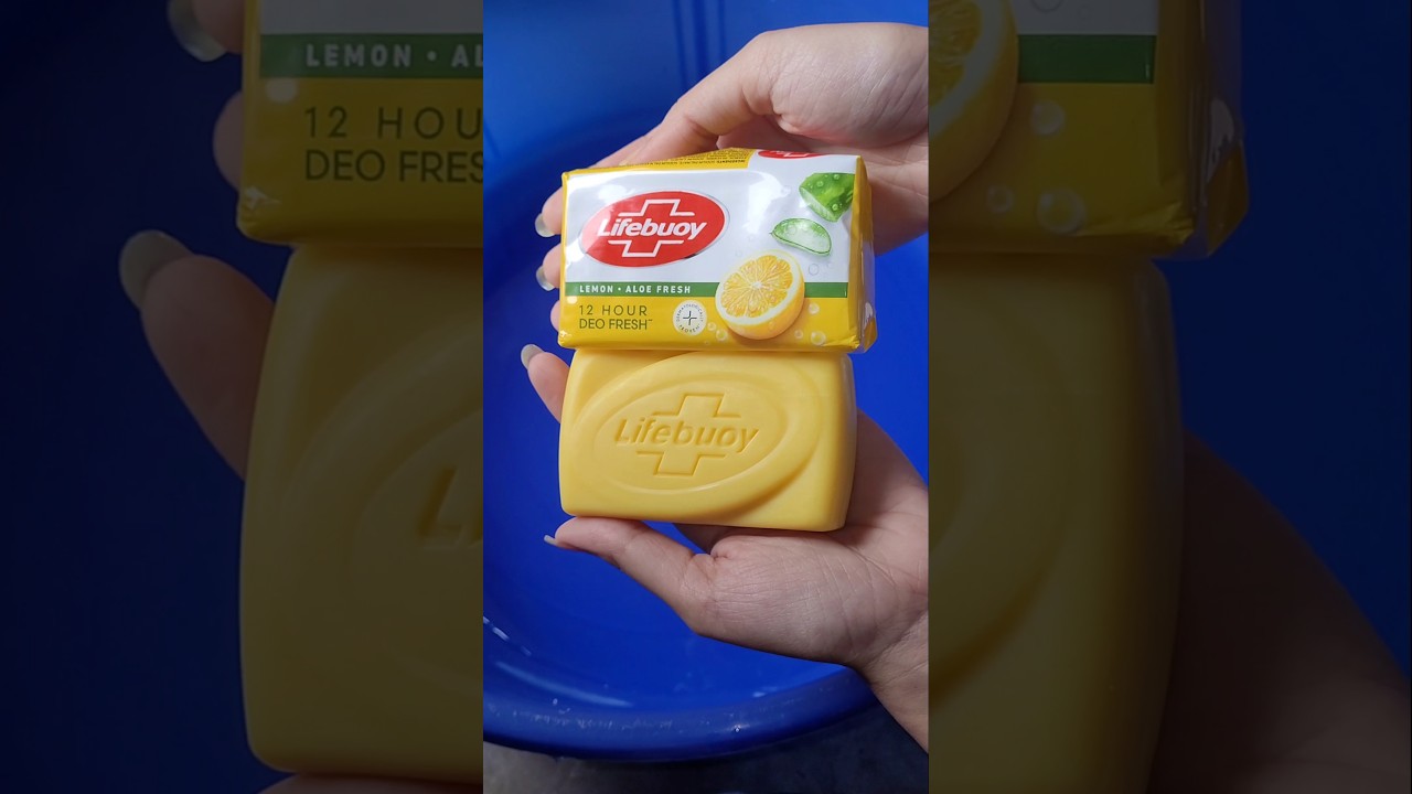 yellow soap 🧼 💛 washing lathering 