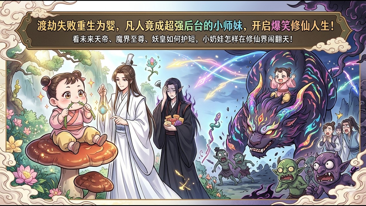 渡劫失败变萌娃，竟成天帝魔尊团宠？