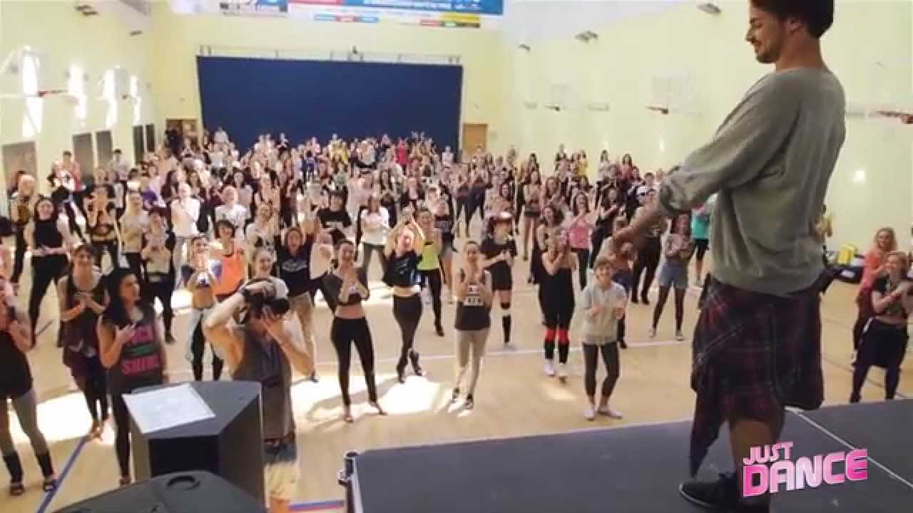 JUST DANCE school - YANIS MARSHALL  master-class Minsk 30 may 2015