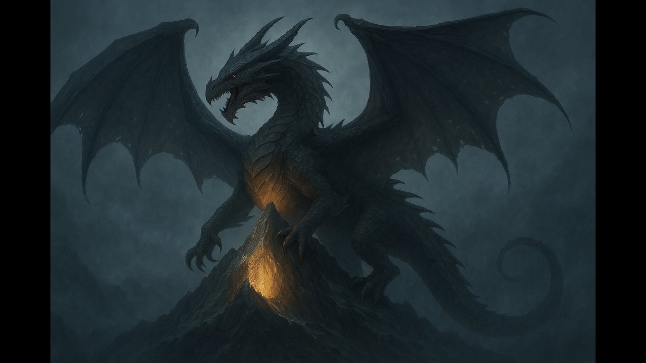 Nidhogg - Smok z Niflheimu #mitologia #legendy #wikingowie #skandynawia #smok