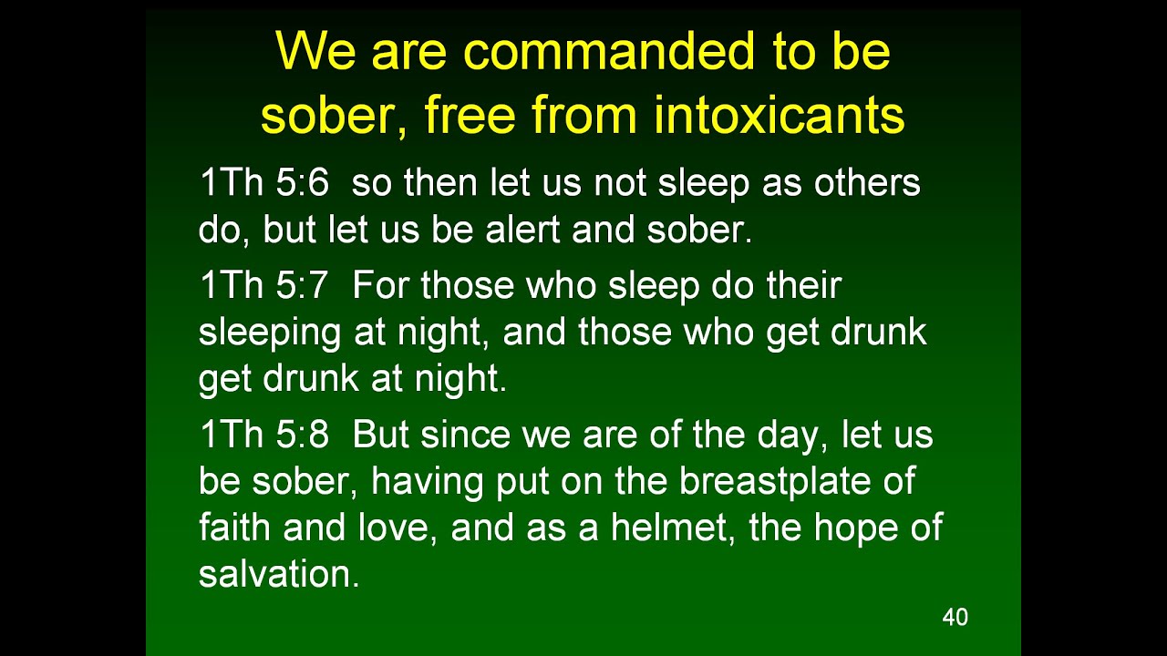 Are Christians Authorized To Drink Alcoholic Beverages? 2 - YouTube