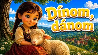 Dínom, dánom 🌿 | Slovenská detská pesnička | Slovak Folk Song | Pre deti