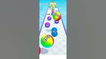 BallRun 2048 All-Levels Gameplay Walkthrough lvl Android, iOS  #shorts