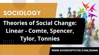 Theories of Social Change: Linear - Comte, Spencer, Tylor, Tonnies | Sociology