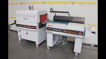 Minipack-Torre Modular 50S en Tunnel 50, Sealmachine en Krimptunnel