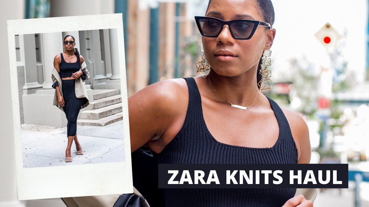 ZARA KNITS + BASICS  FALL STYLING HAUL | MONROE STEELE
