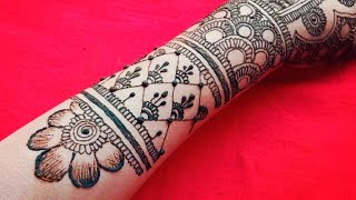 bridal mehndi design for back side hand || step by step full hand bridal mehndi || #bridalmehndi