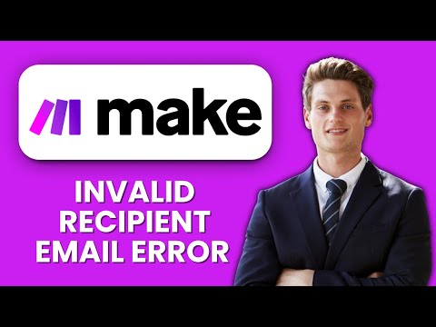 Make.com Invalid Recipient Email Error 📧 Quick Fix & Solution
