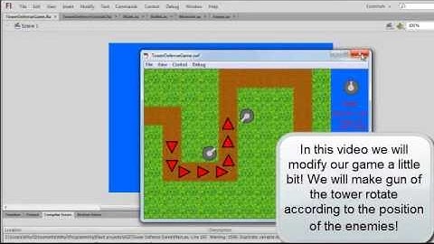 How to make a TOWER DEFENSE GAME in flash (AS3) part 4