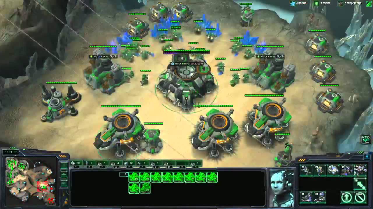 Mech vs Protoss with immortals