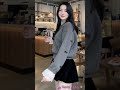 Set Đồ Nữ Áo Len Tay Ren Sang Trọng Mix Quần Nhung Form Bí - Phong Cách Hàn Quốc Dễ Thương
